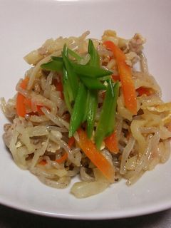 豚肉が決め手!切り干し大根の炒め煮-レシピのメイン写真