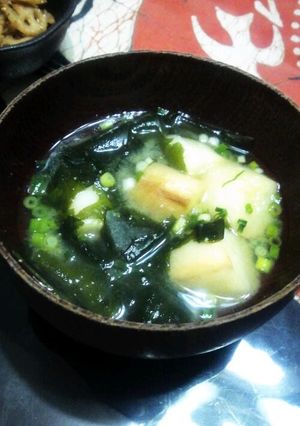 わかめとふの味噌汁-レシピのメイン写真