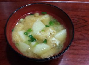 ＊長芋と油揚げのほっこり味噌汁＊-レシピのメイン写真