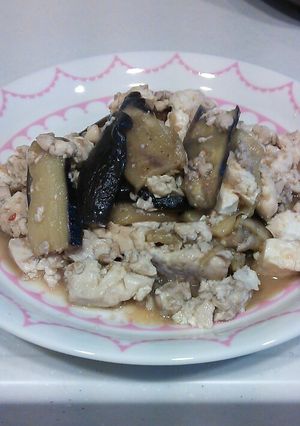 豆腐と茄子の炒め煮-レシピのメイン写真