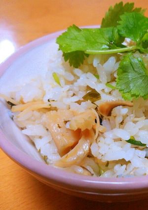 みつば香る♪簡単ホタテ炊き込みご飯-レシピのメイン写真