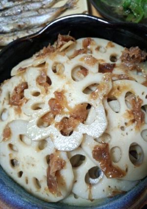 レンコンの鰹ぶし和え-レシピのメイン写真