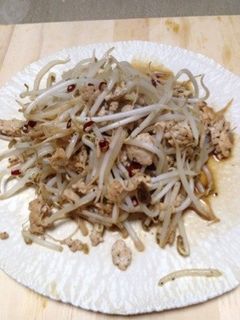 もやしと鶏ミンチの炒め物-レシピのメイン写真