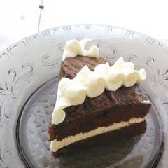 รูปของ アメリカンレシピのチョコファッジケーキ