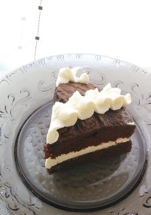 アメリカンレシピのチョコファッジケーキ-レシピのメイン写真