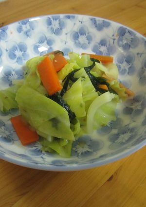 キャベツとワカメの酢味噌和え-レシピのメイン写真