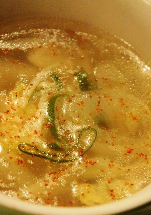 美容ダイエットに♪黒酢と塩麹のスープ-レシピのメイン写真