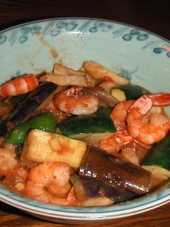 エビと野菜のトマトソース炒め-レシピのメイン写真