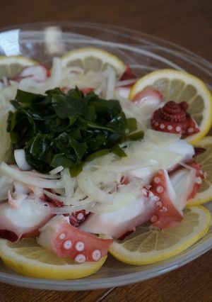 ✽タコとわかめのカルパッチョ✽-レシピのメイン写真