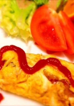 うまい棒オムレツ-レシピのメイン写真