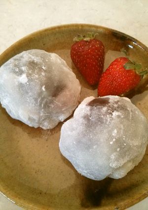 超簡単！レンジで本格的いちご大福♡-レシピのメイン写真