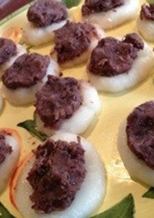 海外生活 お家で簡単に作れる赤福 モチ-レシピのメイン写真