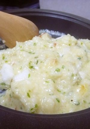 簡単すぎ！もんじゃ焼き風山芋鉄板焼き-レシピのメイン写真