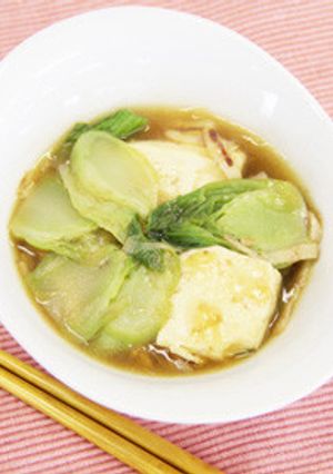 豆腐と神埼あーさいのとろっと煮-レシピのメイン写真