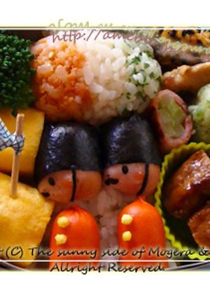 簡単キャラ弁おかず：ｳｨﾝﾅｰの兵隊さん-レシピのメイン写真