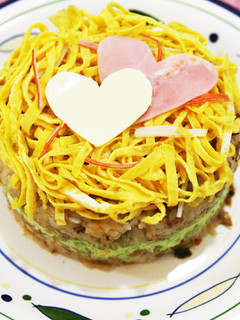 りんごとアボカドのお寿司♡-レシピのメイン写真