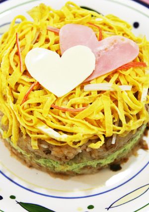 りんごとアボカドのお寿司♡-レシピのメイン写真