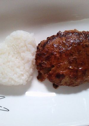 ハンバーグさん(｡･ω･｡)-レシピのメイン写真