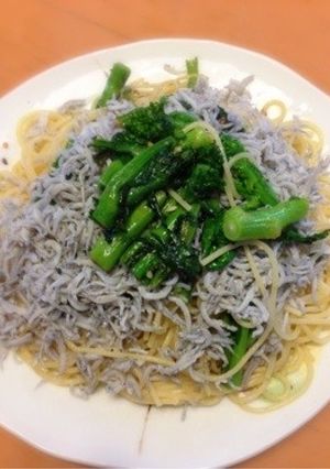 菜の花としらすの春パスタ-レシピのメイン写真