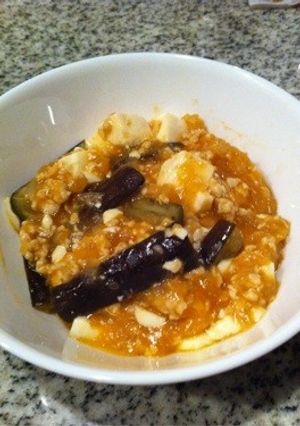 子ども用鶏胸肉入り麻婆豆腐&茄子-レシピのメイン写真