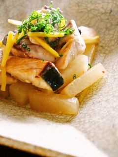 ブリの切り身と大根の炒め合わせ-レシピのメイン写真