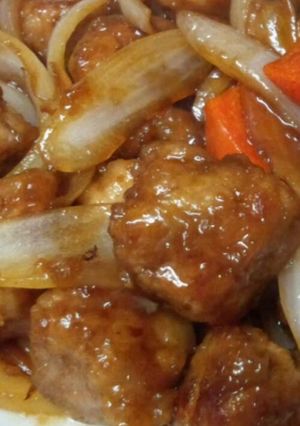 冷凍 豚コマ肉で揚げずに酢豚-レシピのメイン写真