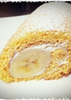 まるごとバナナロール(´∀`)-レシピのメイン写真