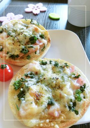 たっぷりパセリとハムのマヨチートースト-レシピのメイン写真