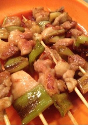 いかなごの釘煮の煮汁で焼き鳥-レシピのメイン写真