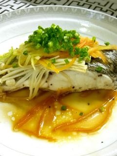 鯛のレンジ蒸し-レシピのメイン写真