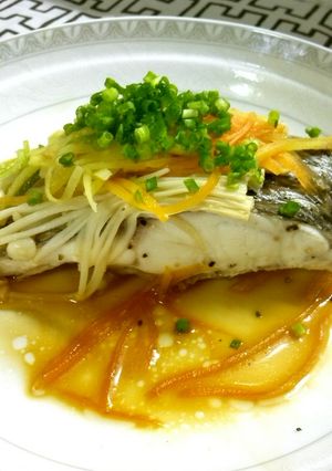 鯛のレンジ蒸し-レシピのメイン写真