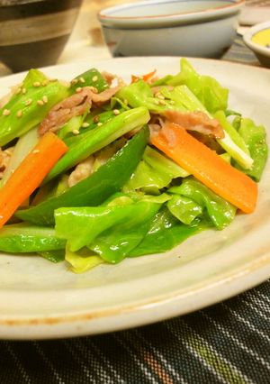 春キャベツで＊シャキシャキ野菜炒め-レシピのメイン写真