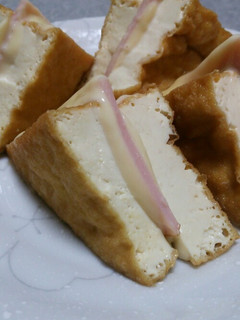 チンするだけ!厚揚げのハムチーズ-レシピのメイン写真