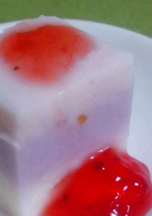 ひな祭り♪ジョアの春色ゼリー～菱餅風-レシピのメイン写真