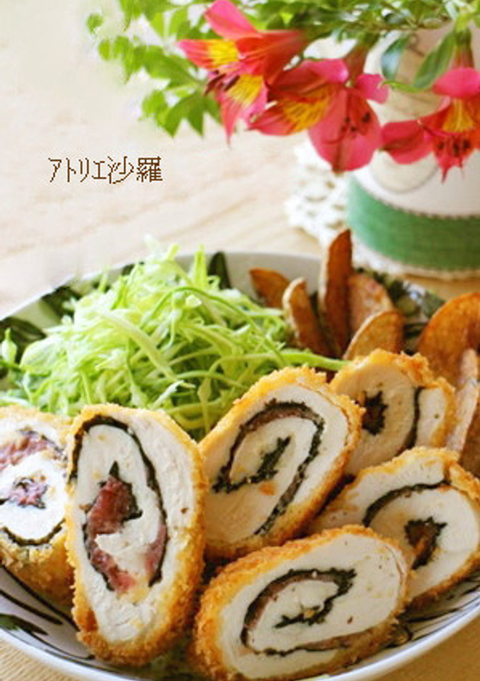 さっぱり揚げ♪梅巻き✿ささみかつ✿-レシピのメイン写真