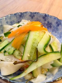 食感抜群!塩昆布と野菜のさっぱり和え-レシピのメイン写真