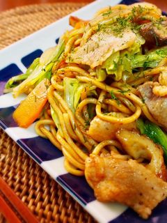 お野菜たっぷり♬ 基本のソース焼きそば-レシピのメイン写真