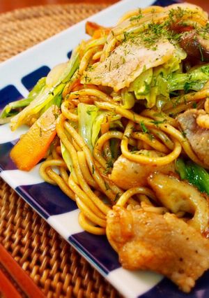 お野菜たっぷり♬ 基本のソース焼きそば-レシピのメイン写真