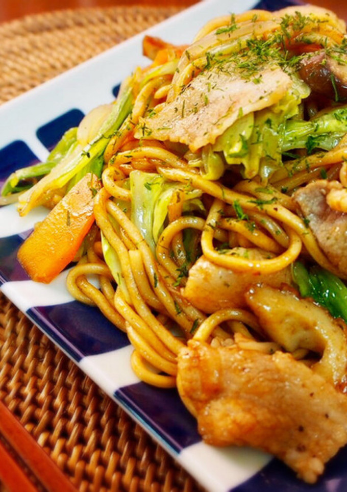 お野菜たっぷり♬ 基本のソース焼きそば-レシピのメイン写真