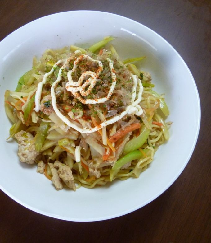 セロリとじゃが芋と人参の具沢山焼きそば☆-レシピのメイン写真