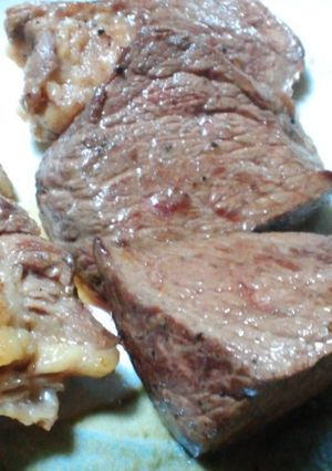 牛ロースの塩コショウ焼き-レシピのメイン写真