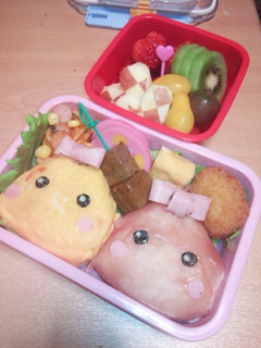 *お手軽キャラ弁★サンホのほっぺちゃん*-レシピのメイン写真