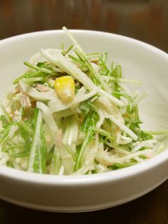 水菜と大根のツナマヨサラダ-レシピのメイン写真