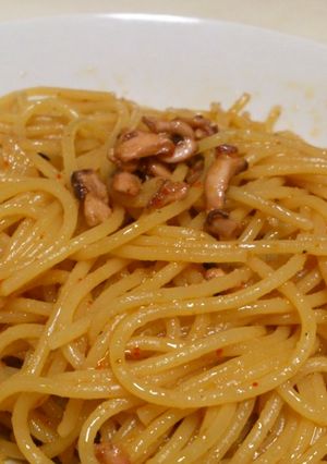 イカの塩辛のぺペロンチーノ-レシピのメイン写真