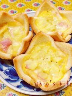 パン耳 de キッシュ☆ミ-レシピのメイン写真