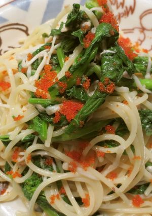 菜の花とツナのゆず胡椒パスタ-レシピのメイン写真