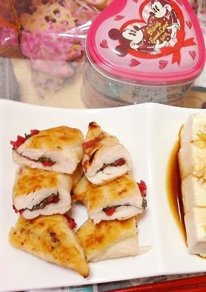 ささみの梅肉と大葉のさっぱり焼き-レシピのメイン写真
