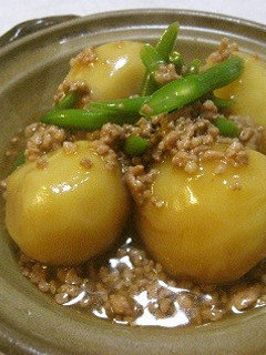 安いウマい☆新じゃがと豚ミンチの炒め煮-レシピのメイン写真