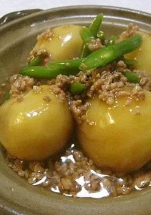 安いウマい☆新じゃがと豚ミンチの炒め煮-レシピのメイン写真