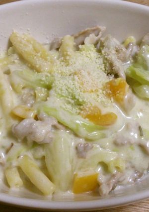 フライパンで作るキャベツの簡単グラタン♪-レシピのメイン写真